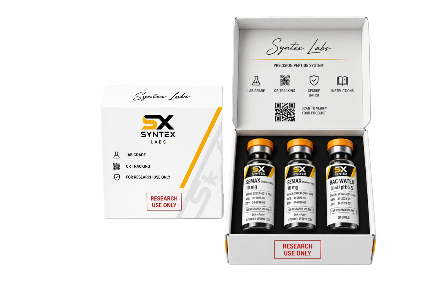 SEMAX · 10 MG |  Enfoque, Memoria y Rendimiento Cognitivo