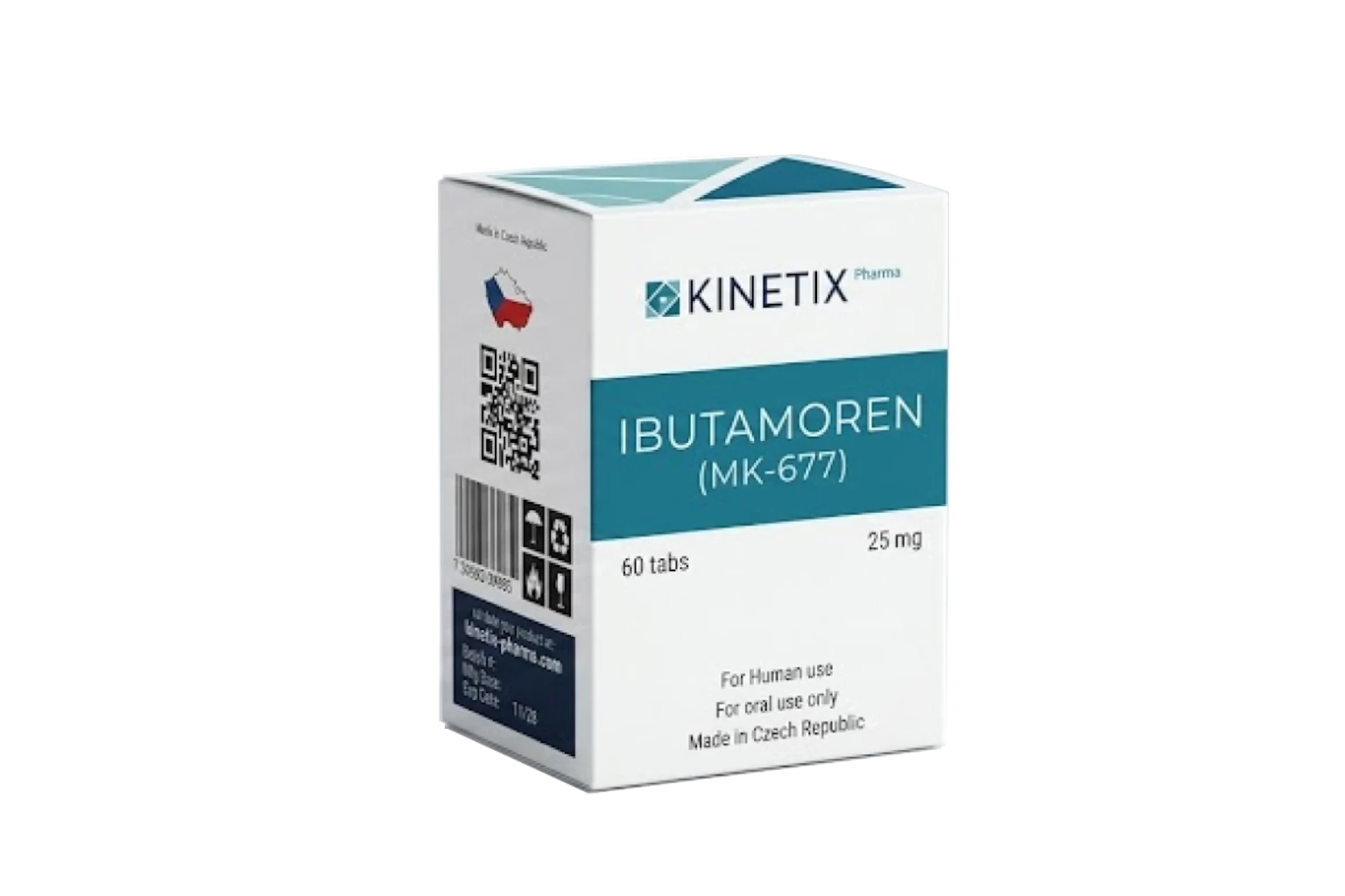IBUTAMOREN (MK-677) · 25 MG| Estimulación de GH. Más Masa, Mejor Recuperación.