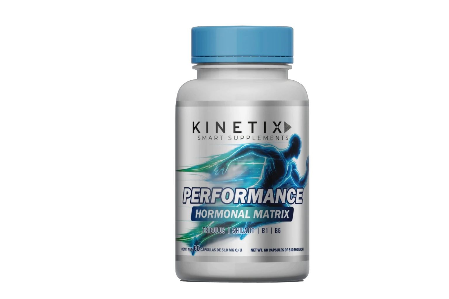 PERFORMANCE · HORMONAL MATRIX · 60 CAPS 510 MG | Soporte Hormonal y Energía Integral.